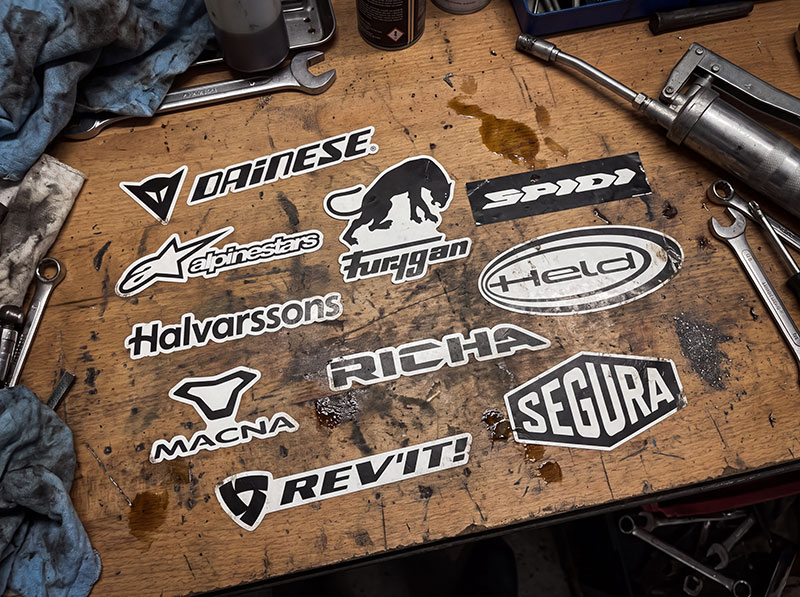 Mid-market motorcycle clothing brands